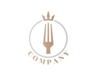 Projekt graficzny logo dla firmy online Royal restaurant